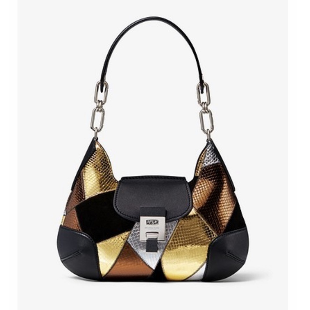 Michael Kors Collection Snakeskin patchwork bag